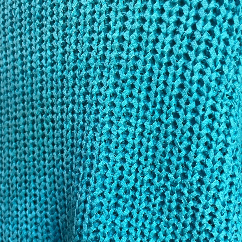 Talbots Blue Ribbon Knit Cardigan Lightweight Classic Size L - Picture 5 of 8